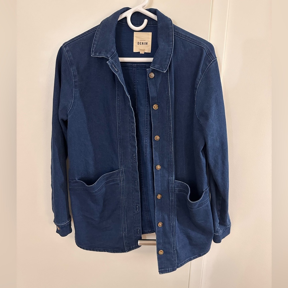 Sezane will jacket indigo